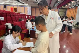 健康成长 体检护航——未央区长乐二小开展学生健康体检工作图片