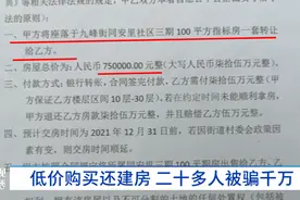 低价购买还建房，武汉已有20多人被骗！金额高达1800多万图片