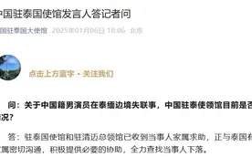 演员星星在泰缅边境失联，驻泰国使馆：全力查找当事人下落图片
