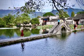 中国最美画里乡村宏村，宛如水墨画图片