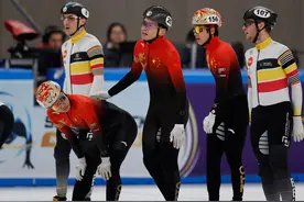 短道速滑世锦赛：中国队晋级男子5000米接力半决赛图片