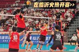超燃！2024全国男子排球冠军赛首站在临沂火热开赛图片