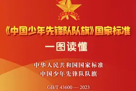 《中国少年先锋队队旗》国家标准将于6月1日正式实施图片
