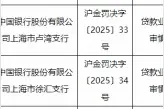 中国银行上海市2支行合计被罚60万元：贷款业务严重违反审慎经营规则图片