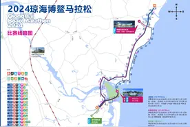 2024琼海博鳌马拉松12月22日鸣枪图片