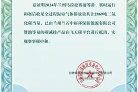 2024兰马成为西北首个实现碳中和的大型体育赛事图片