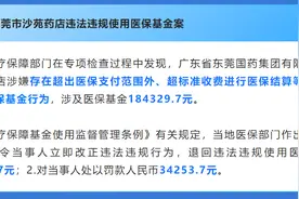 东莞国药违规使用医保基金超18万元被罚，曾签反欺诈承诺书图片
