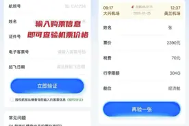 继国内航司后，航旅纵横也推出“机票验证”功能图片