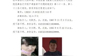 【悬赏公告】（一）内蒙古自治区莫力达瓦达斡尔族自治旗人民法院执行悬赏公告图片
