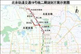 新建车站6座，南北都延长！北京地铁19号线南延新进展图片