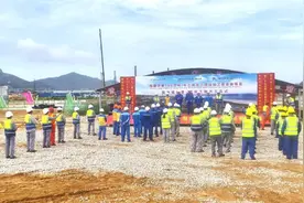 中化三建承建的福建古雷乙烯及下游深加工联合体项目聚丙烯装置建筑工程正式开工图片