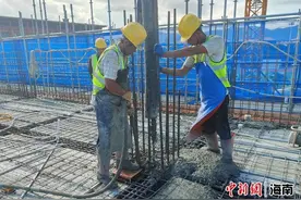 人大附中三亚学校（二期）项目施工忙 全力冲刺关键节点图片