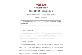 节前突发公告！万科预亏450亿 深铁集团一把手接任郁亮图片