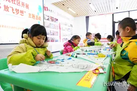 唐山开平：小手绘纸鸢 风筝舞春意图片