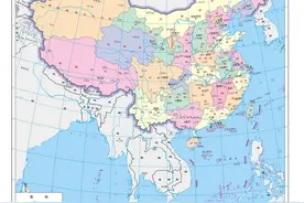 中国各省高清地形图（详细标注版）图片