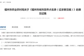 关于城市禁养犬品种，福建的情况是→图片