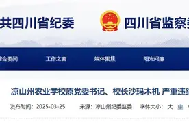 极目政情|四川一中专校长退休后被开除党籍、取消待遇：独断专行，在学校项目承揽等方面谋利图片