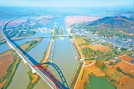 引江济淮东淝河一线船闸改造项目通过交工验收图片