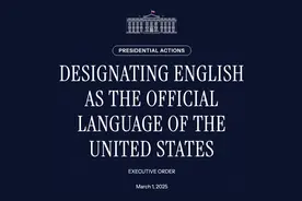 特朗普指定美国官方语言，网友：应该改名美语！图片