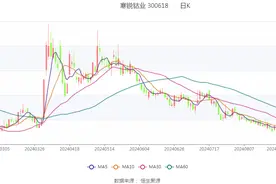 寒锐钴业：2024年上半年净利润6270.75万元 同比下降4.92%图片