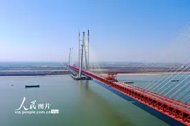 安徽：马鞍山公铁两用长江大桥建设有序推进图片