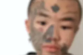 纹面男孩再次发声：想要给18岁的自己一个交代，想要洗掉重头来过图片