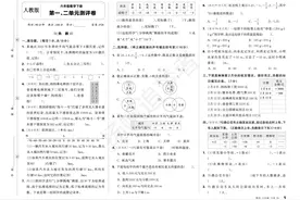 2024 人教版六年级数学下册单元测试 第一、二单元测评卷图片