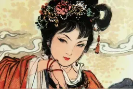 1980年挂历《中国古代神话》欣赏，华三川绘画图片