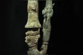 三星堆古国就是夏国的证据找到了！学者：这件青铜器就是大禹形象图片