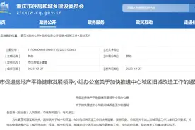 加大财政金融支持 强化规划赋能 重庆将加快推进中心城区旧城改造图片