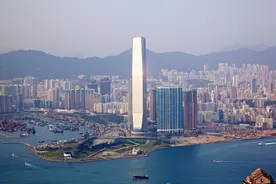 香港第一高楼ICC，刷新香港天际线，你知道一年能收租多少钱吗？图片