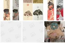 “国家一级美术师”被指抄袭画作并售卖，回应称应粉丝需求“二创” 其诸多头衔存疑图片