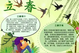 24节气之春雨惊春清谷天，夏满芒夏暑相连。（手抄报彩色版）图片