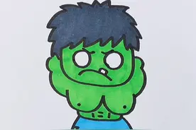 你的心交给别人了吗？超简单小绿巨，一学就会~❤#简笔画 #绿巨人