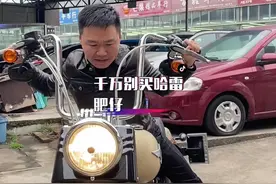 他们说我骑哈雷就像是一只苍蝇叮在面包上#摩托车#哈雷肥仔视频封面