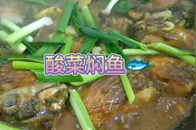 酸菜焖鱼的家常新做法，酸辣可口又好吃，简单几分钟就能做出视频封面