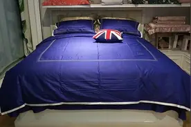 湛蓝色的床品，生活中不可多得的颜色，让爱回家。视频封面