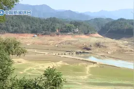 醴陵：官庄水库现古断桥引游客打卡图片