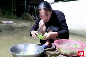 大山深处越南农村姑娘的真实生活，远离城市的喧嚣悠然自得视频封面
