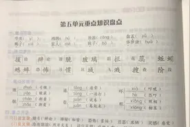 小学语文六年级下册，复习第五单元重点，资深教师详细讲解视频封面