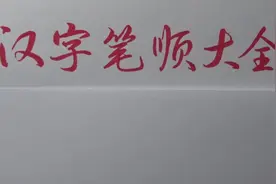 汉字笔顺大全，视频里面己经讲得很具体了，别再写错了哦。视频封面