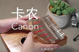 拇指琴演奏《卡农》变奏曲《我的野蛮女友》经典表白场面BGM