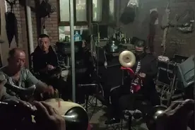 山西农村白事请来的唢呐乐队——唢呐联奏戏曲曲牌，好听视频封面