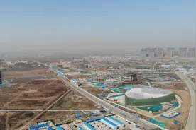 航拍：开封最大的旅游项目，童世界，何时建成？视频封面