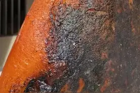 顶级西班牙火腿，别看个头不大，一刀下去顶一个月工资图片