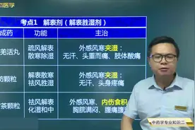常用中成药1解表药3解表胜湿：九味羌活丸、荆防颗粒、午时茶颗粒视频封面