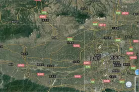 卫星图看唐太宗李世民唐昭陵，位于咸阳市礼泉县烟霞镇视频封面