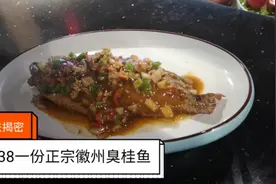 一斤多138元一条，揭密徽州名菜臭鳜鱼的制作方法，好吃有点贵。视频封面