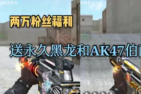 禽小兽：两万粉丝福利回馈，送永久M4A1黑龙和AK47伯爵视频封面