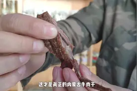 教你如何辨别正宗内蒙牛肉干，你们吃的牛肉干98%都是假？视频封面